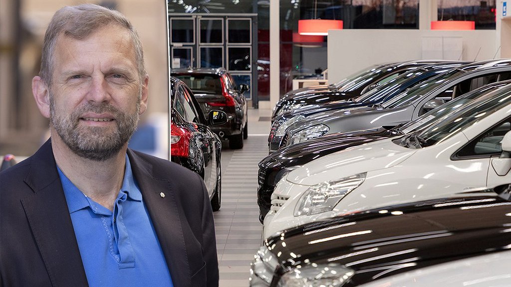 Klaus Silfvenius, bilhandelsansvarig på MRF.