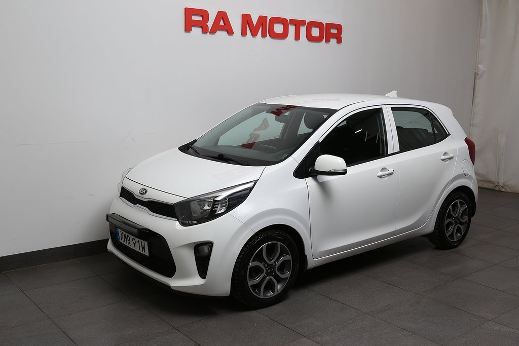 Kia Picanto 1,25 MPI 84hk Aut 5D CarPlay Kamera P-sensor 2020