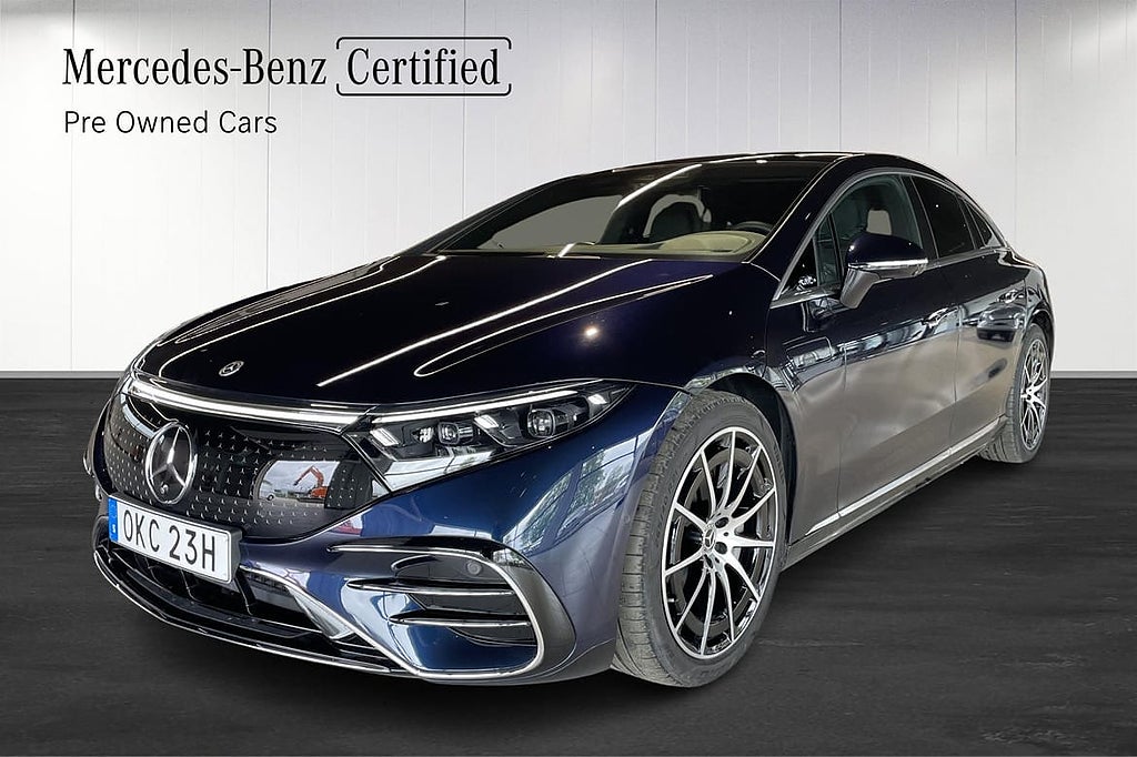Mercedes-Benz EQS AMG Line/Bakaxelstyrning/Burmester/Hype...