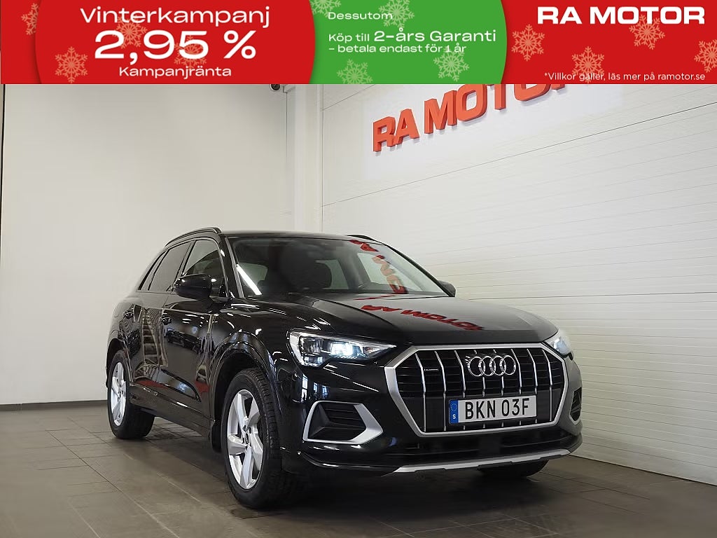 Audi Q3 40 TDI 200hk quattro | Drag | D-värm | Cockpit | 2021