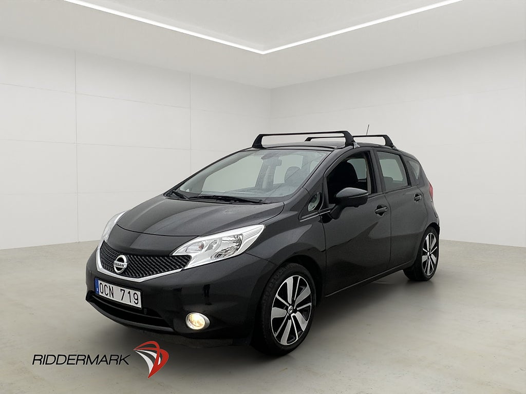 Nissan Note 1.2 80hk Pano 360° M-Värm Drag Navi Keyless BLIS