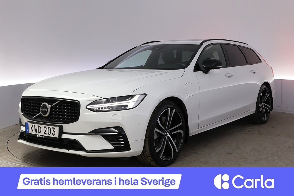 Volvo V90 T8 R-Design Pano Läder B&W Elstol HUD 360 4,99%