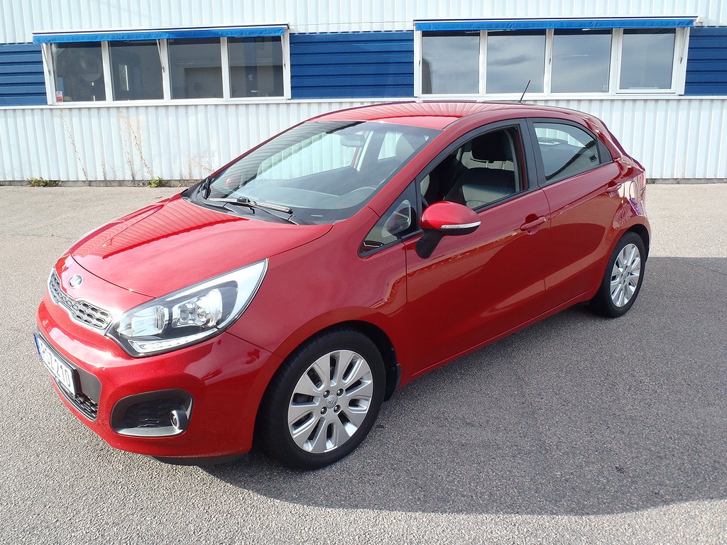 Kia Rio 5-dörrar 1.2  84hk, Fullservad, 1 ägare