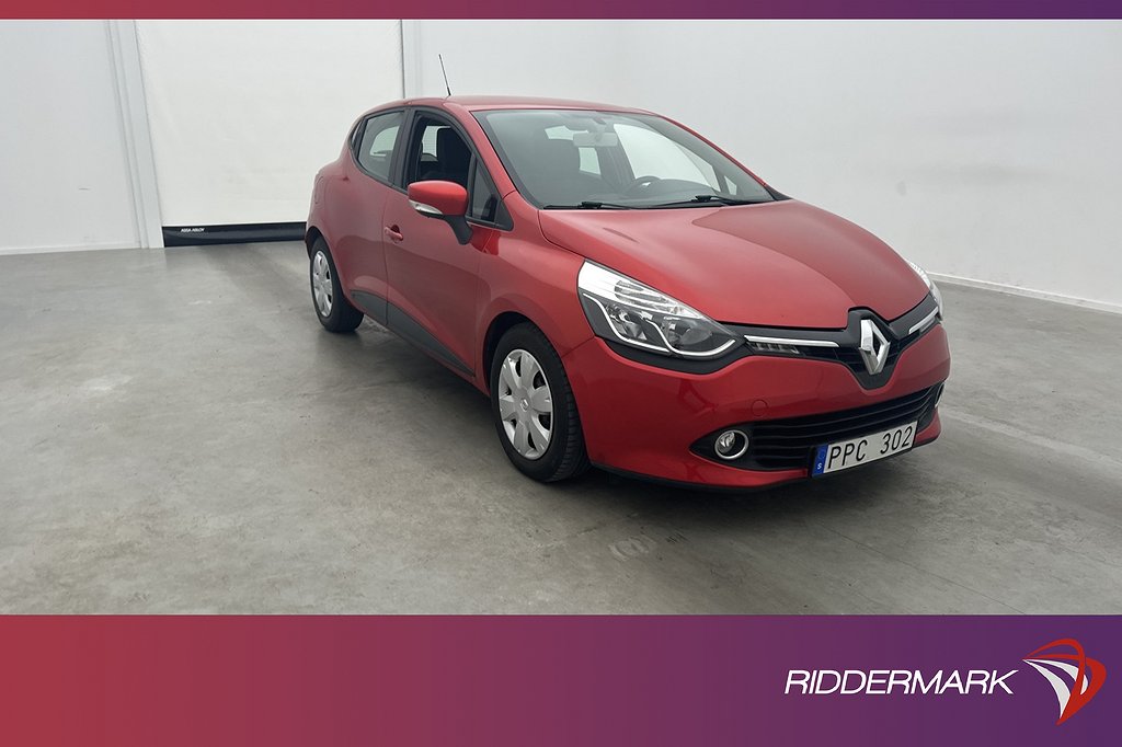 Renault Clio 1.2 73hk Navi Farthållare Låg-skatt 0,55l/Mil