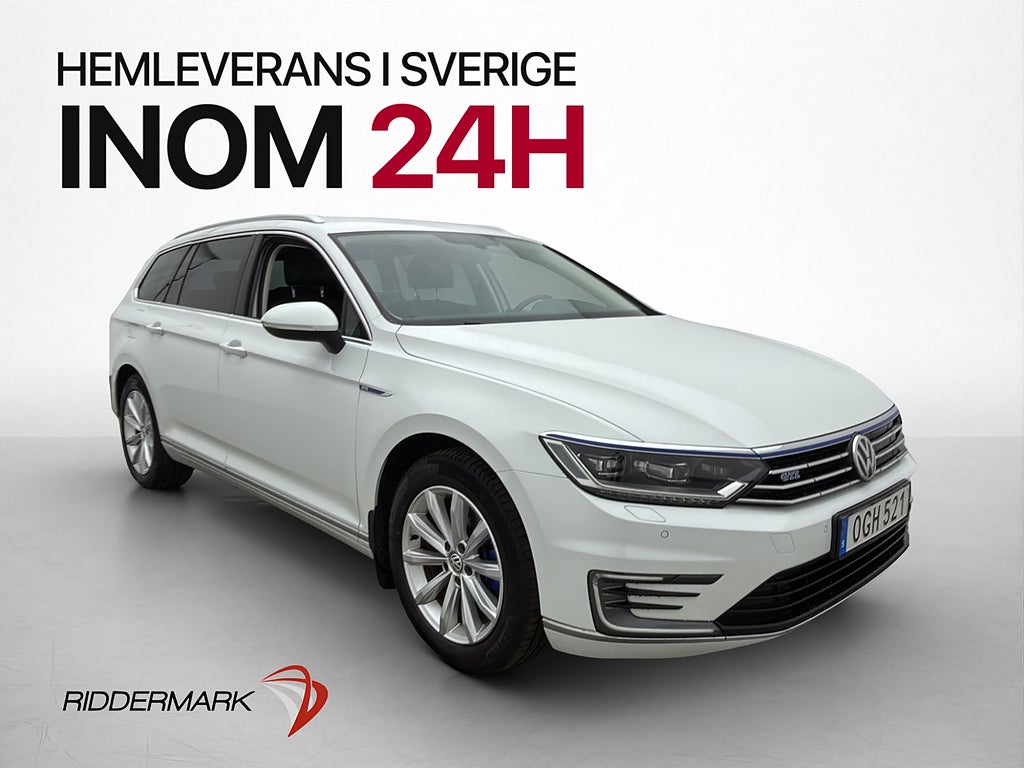 Volkswagen Passat GTE 1.4 TSI 218hk P-Värmare Kamera Carplay