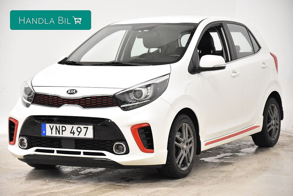 Kia Picanto 1.0 GT-Line Carplay Rattvärme B-kam SoV-hjul 100hk