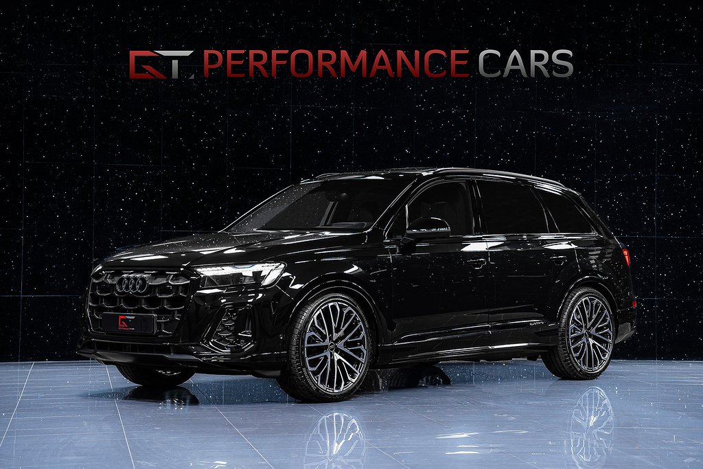 Audi Q7 50 TDI Q 7-sits S-line MOMS FACELIFT Pano Matrix 22"