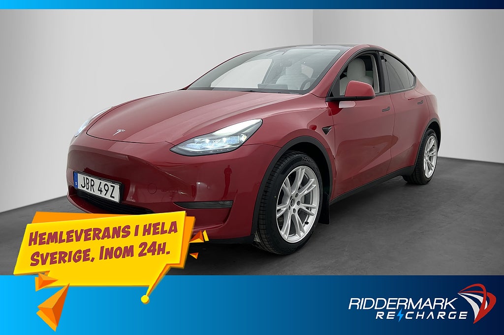 Tesla Model Y Long Range AWD FSD Ljus interiör Sv.Såld MOMS