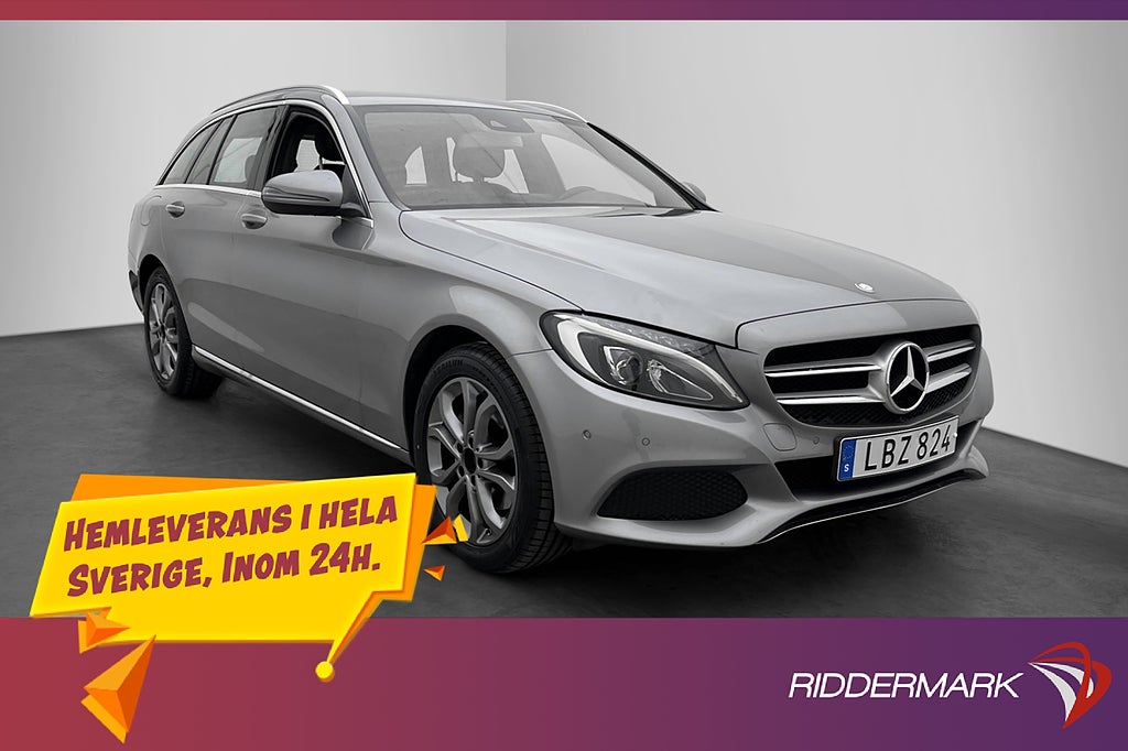 Mercedes-Benz C 220 T d 170hk Avantgarde Halvskinn Sensorer