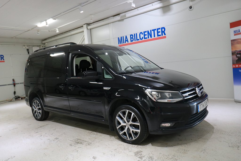 Volkswagen Caddy 2.0TDI Maxi Life 4Motion 7sits AppCar Nykam