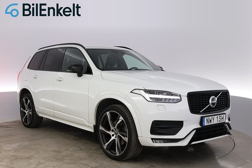 Volvo XC90 7 Säten B5 AWD R-Design Luftfjädring H&K 7-sits Se Utr