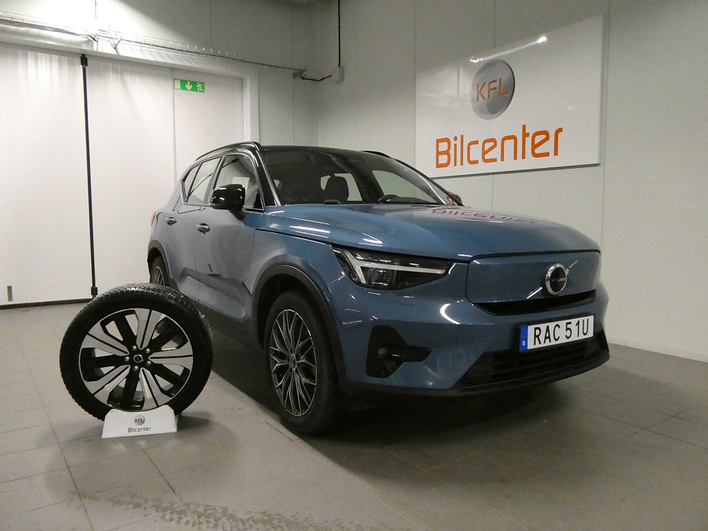Volvo XC40 Recharge Twin motor *KFL 10 år 2,99%* Drag-Kam-Värm-Google