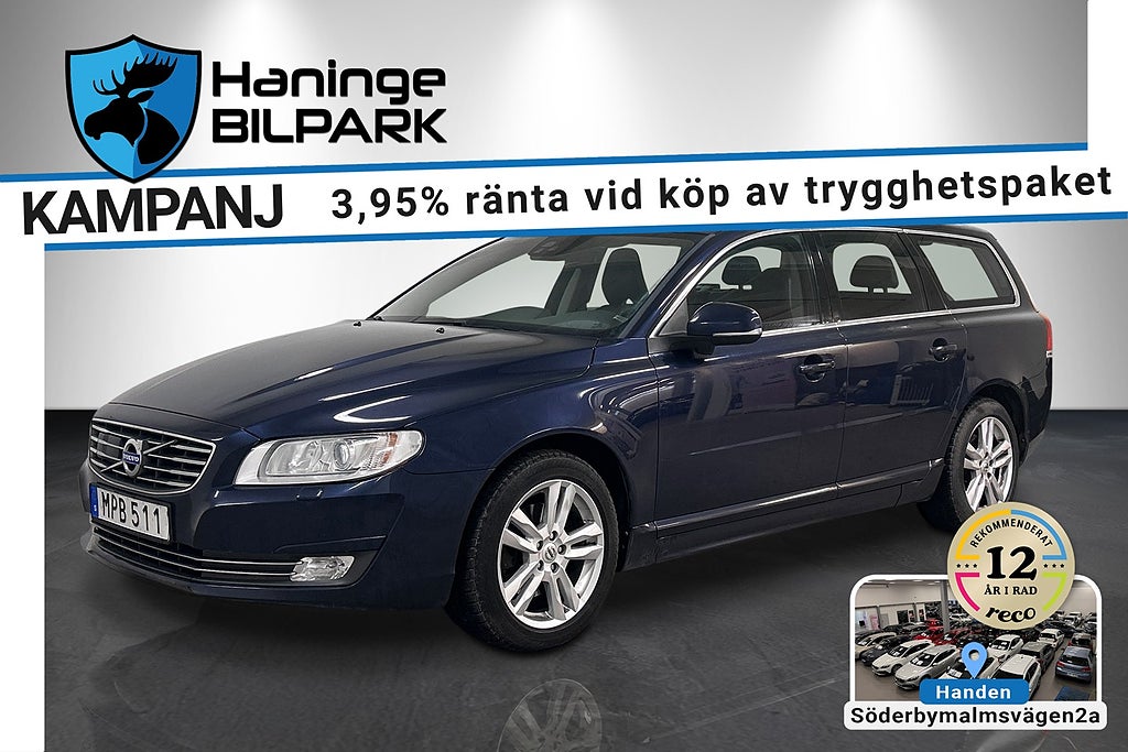Volvo V70 D4 Momentum Business /DRAG /VOC /BLIS /RATTVÄRME