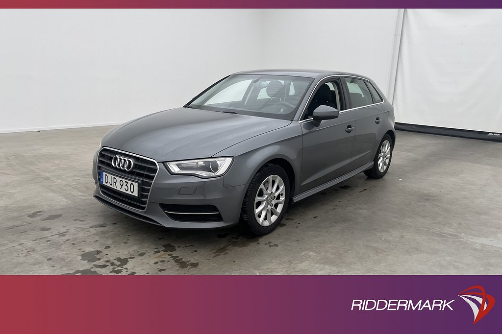 Audi A3 1.6 110hk Attraction Sensorer Farthållare 0,33L/Mil