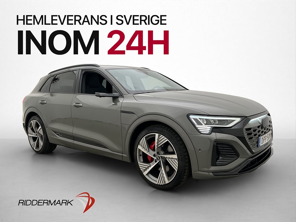 Audi Q8 55 e-tron Q S-Line Pano B&O Skinn 360° CarPlay MOMS