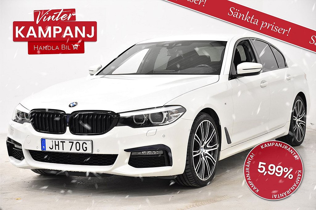 BMW 520 xDrive KAMPANJ M-Sport D-värm 360º Skinn 190hk