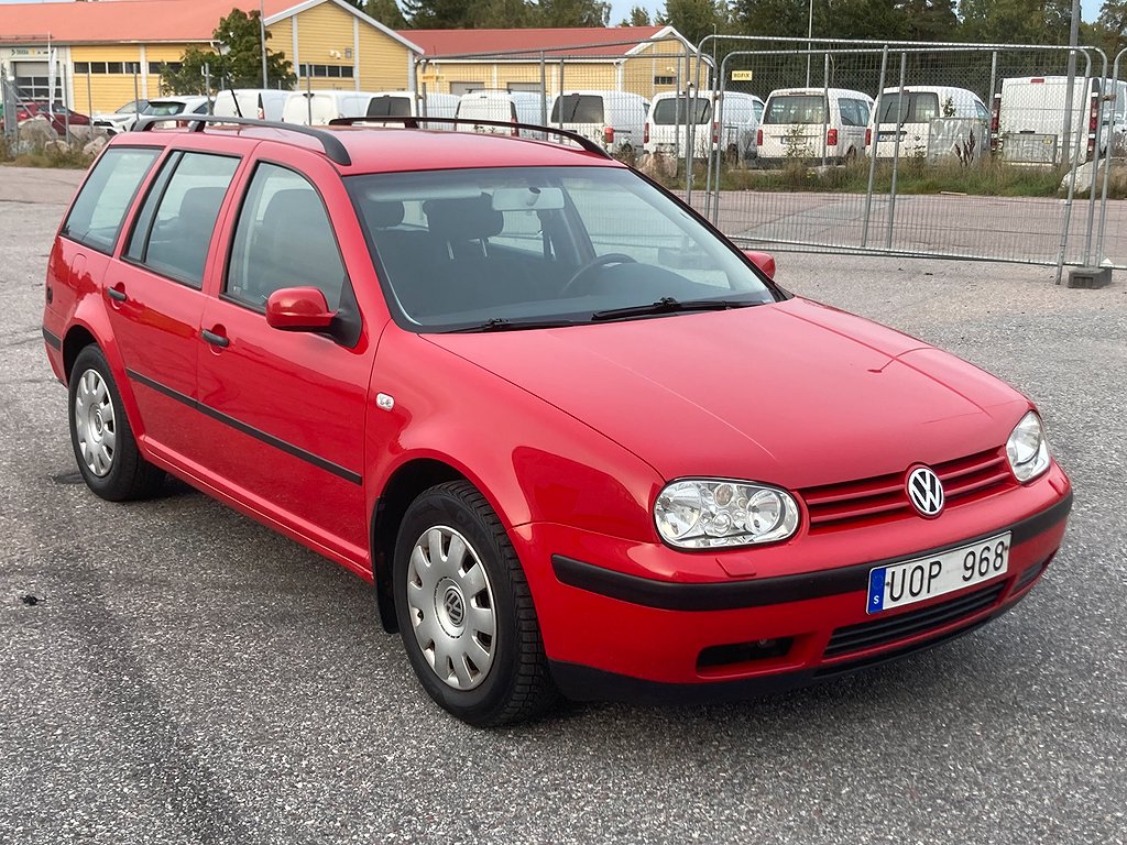 Volkswagen Golf Kombi 2.0  AC Drag nybes nyserv lågmil Fin!