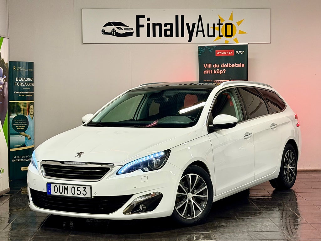Peugeot 308 sw 1.2 Allure Euro 6 1-BRUKARE/KAMREM BYT/NY-SERVAD/PANORA