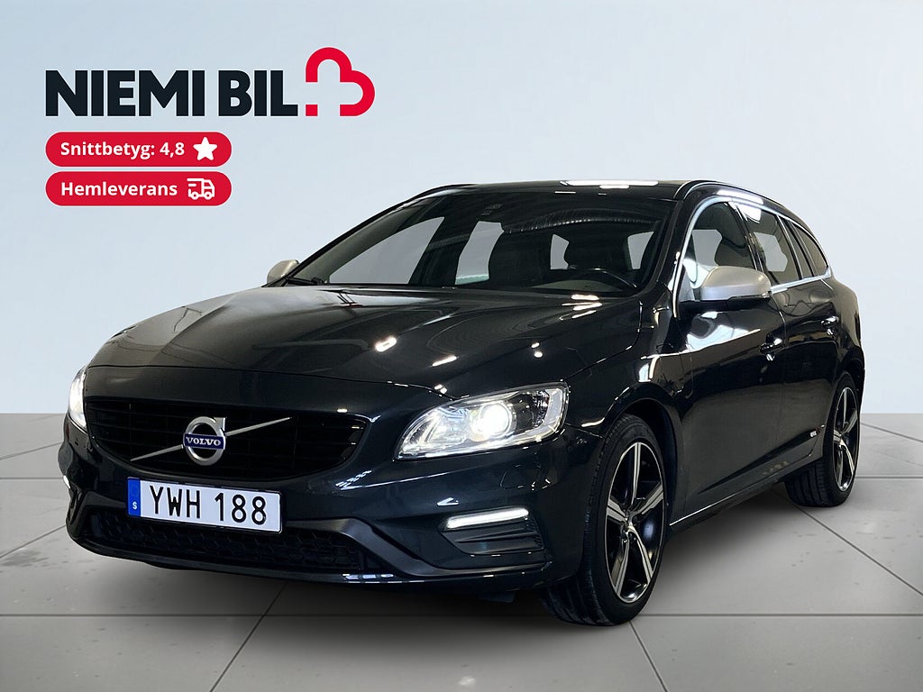 Volvo V60 D5 Twin Engine AWD Aut R-Design Värmare Psens Drag