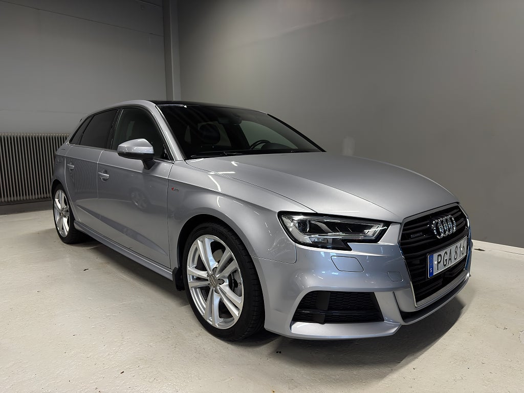 Audi A3 SB 2.0 TDI Quattro S Tronic S-Line Pano Matrix Drag 