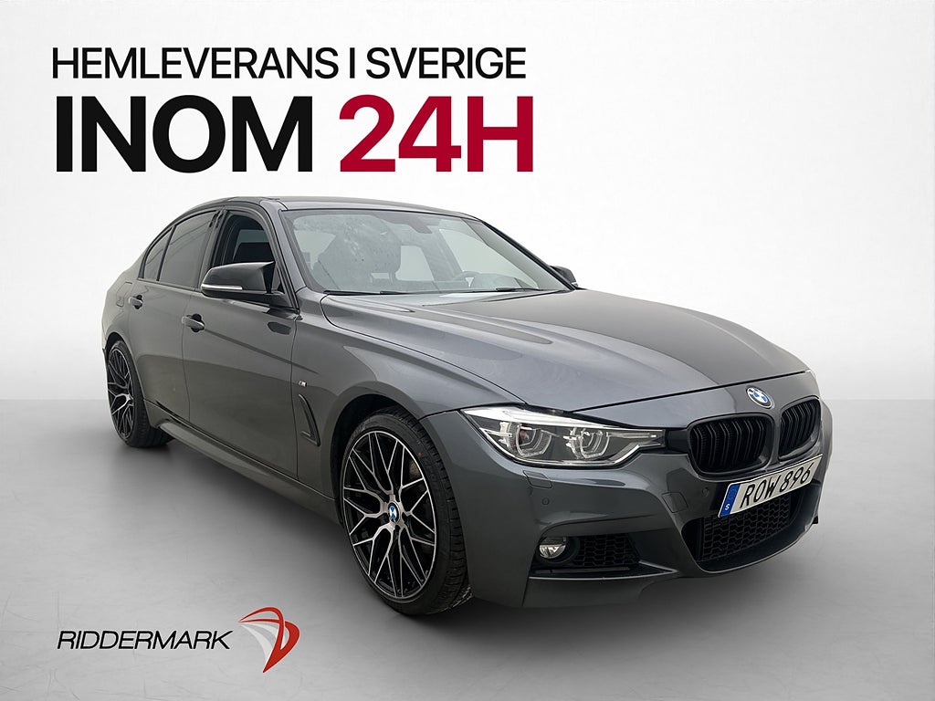 BMW 320D Sedan 190hk M-Sport HuD Navi Kamera Läder H/K