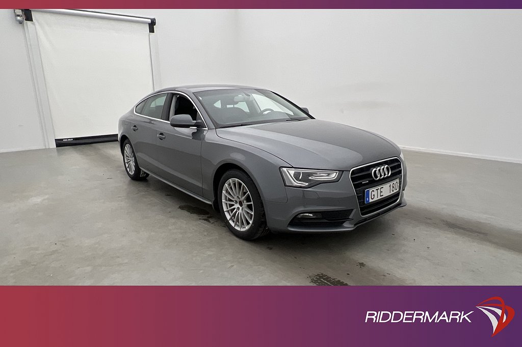 Audi A5 Sportback TFSI Q 211hk Sport Edt Kamera Halvskinn