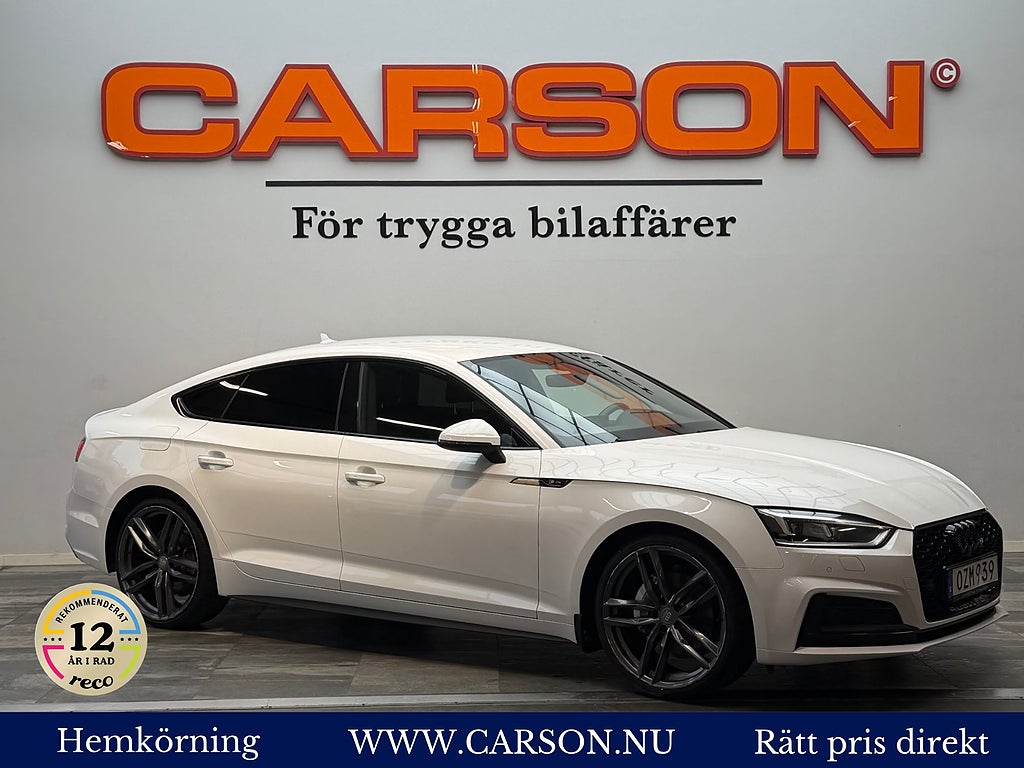 Audi A5 Sportback 2.0 TDI Q S Line Matrix Värmare Drag