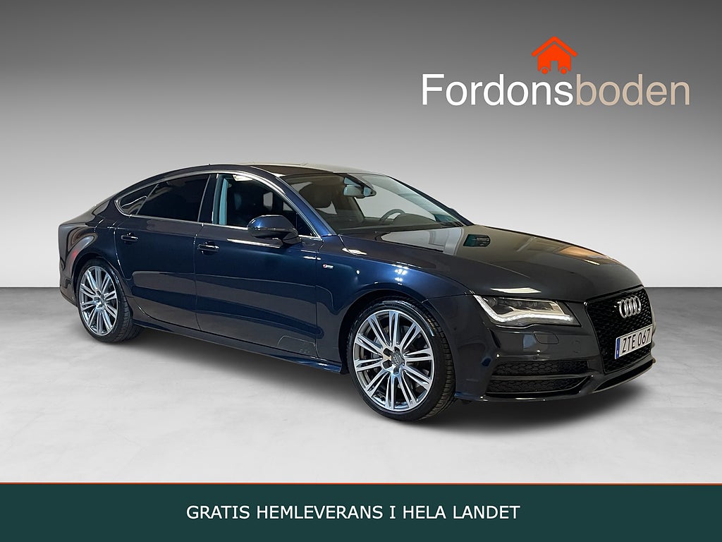 Audi A7 Sportback 3.0 TDI V6 Quattro S-Line Navi Skinn 313hk