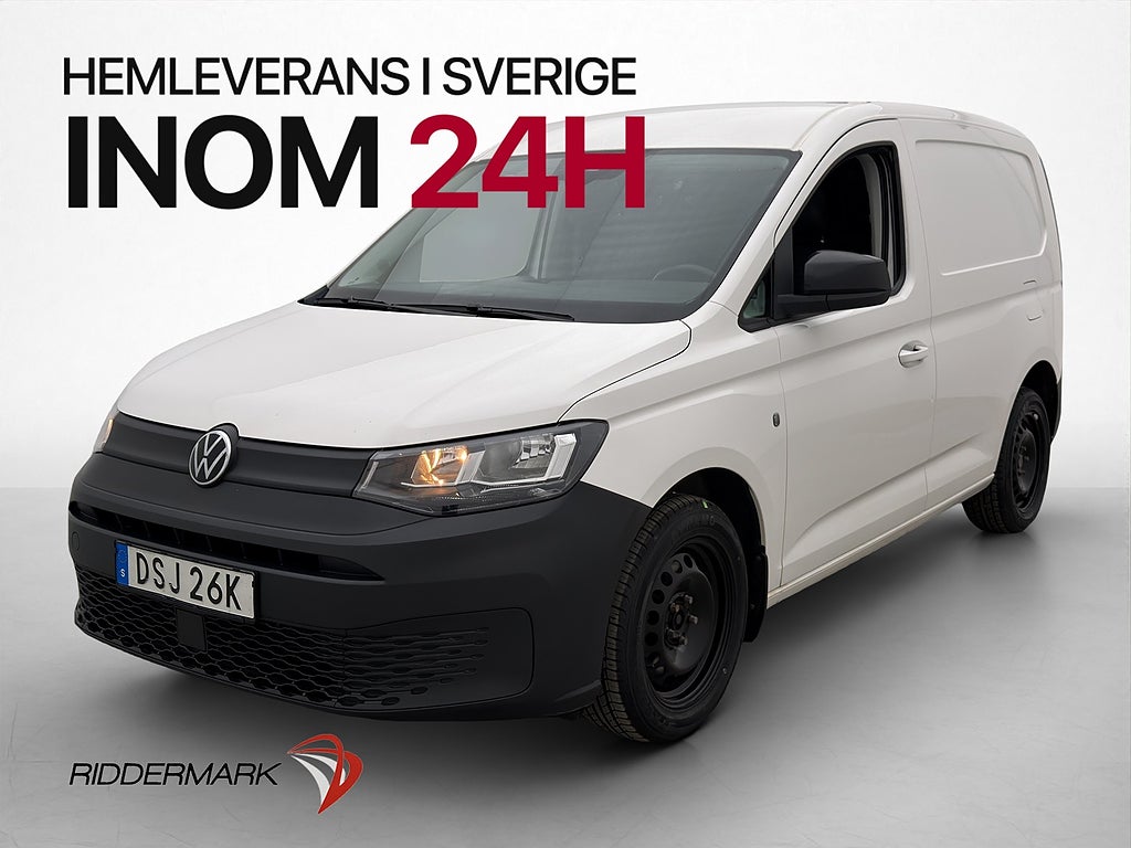 Volkswagen Caddy Cargo 2.0TDI Värm Drag PDC CARPLAY Moms