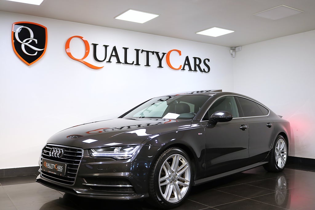 Audi A7 Sportback 2.0 TFSI quattro S-line /Taklucka/Sv-såld