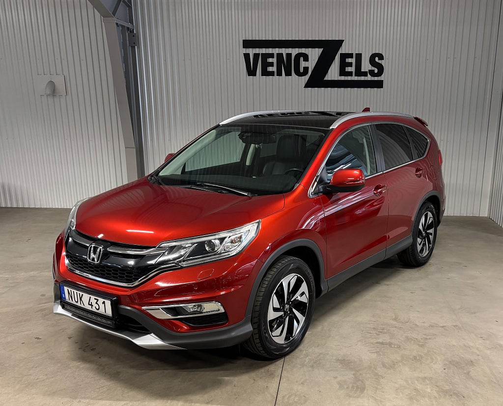 Honda CR-V 2.0 Aut 4WD Executive Pano Kamera GPS Dragkrok Kamkedja