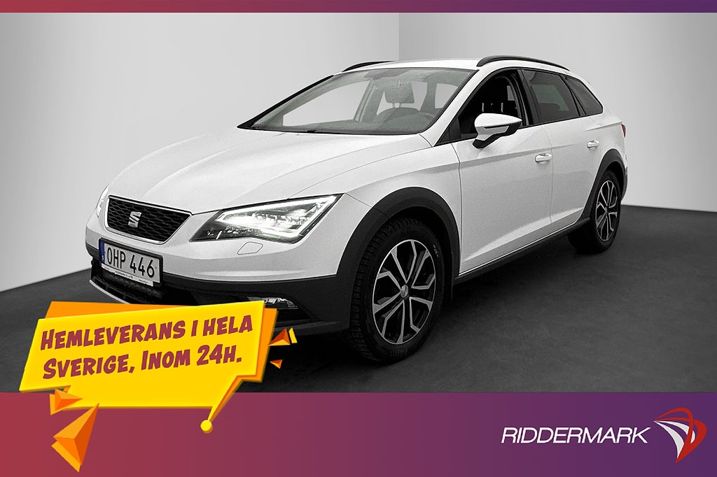 Seat Leon TDI 4Drive X-Perience M&K-Värm Kamera Drag CarPlay