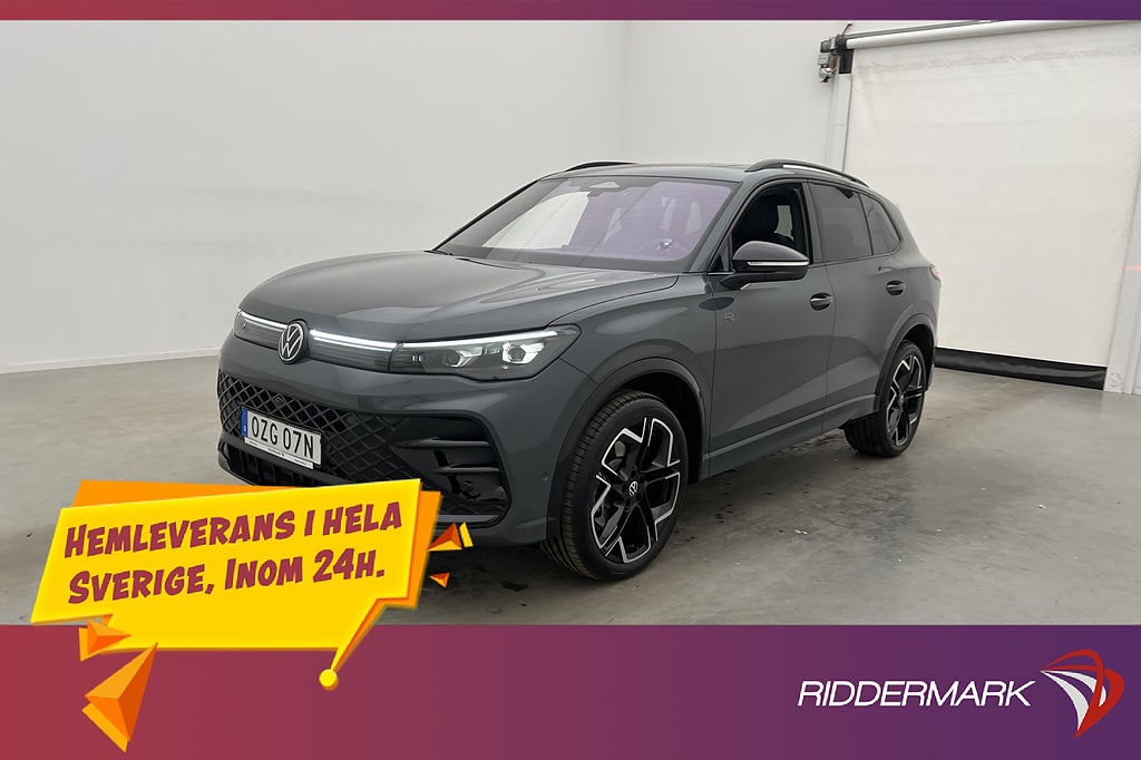 Volkswagen Tiguan 4M R-Line Värmare Pano H/K Drag 360° Skinn