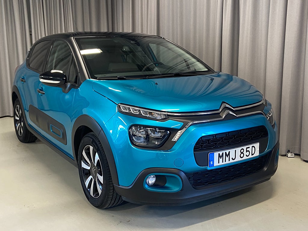 Citroën C3 1.2 83hk Shine Keyless Apple car Farth