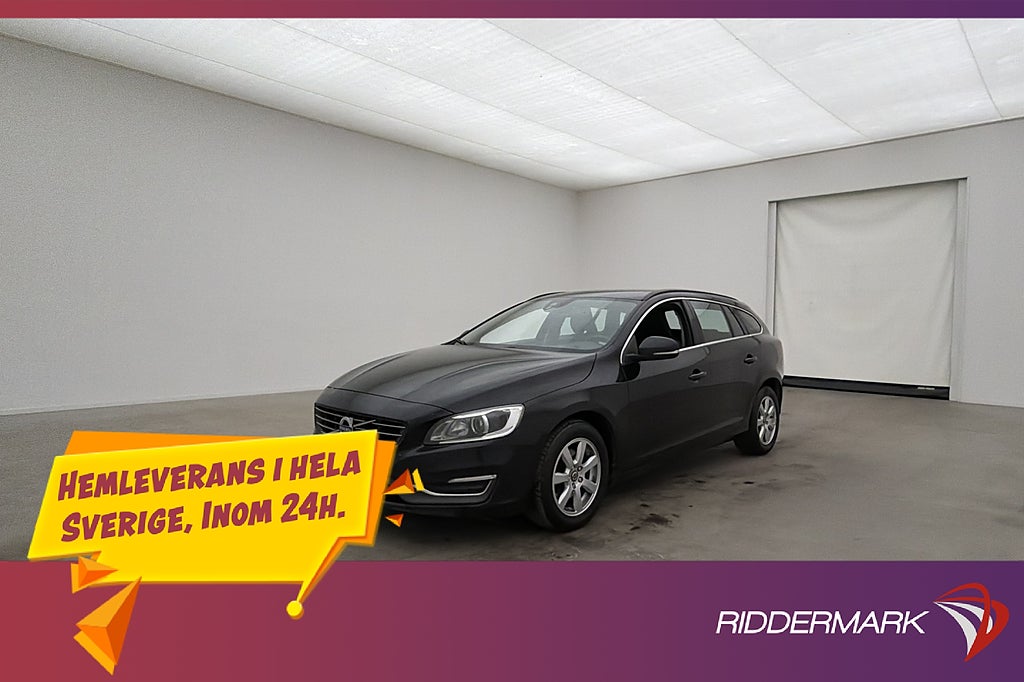 Volvo V60 D4 Momentum Dieselvärmare Rattvärme 2-Ägare 163hk