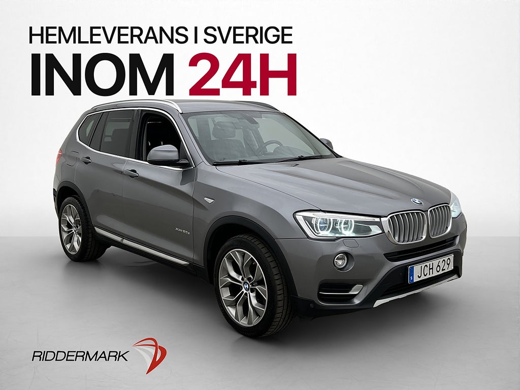 BMW X3 xDrive20d 190hk xLine H/K Skinn Drag Navi Farthållare