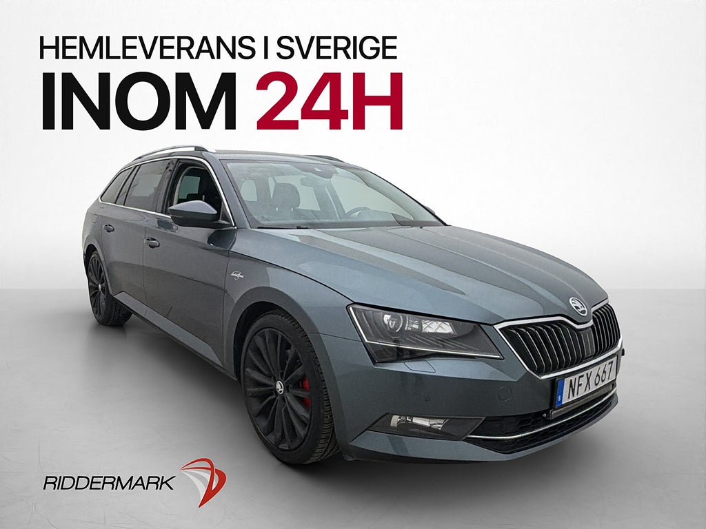 Skoda Superb Kombi 2.0 TDI L&K Drag Kamera D-Värm Canton