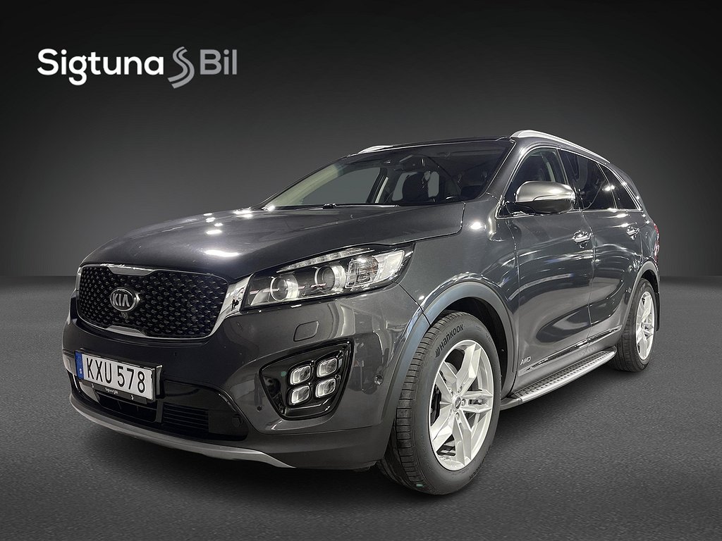 Kia Sorento 2.2 CRDi AWD Euro 6/7-sits/GPS/Skinn/Pano/360