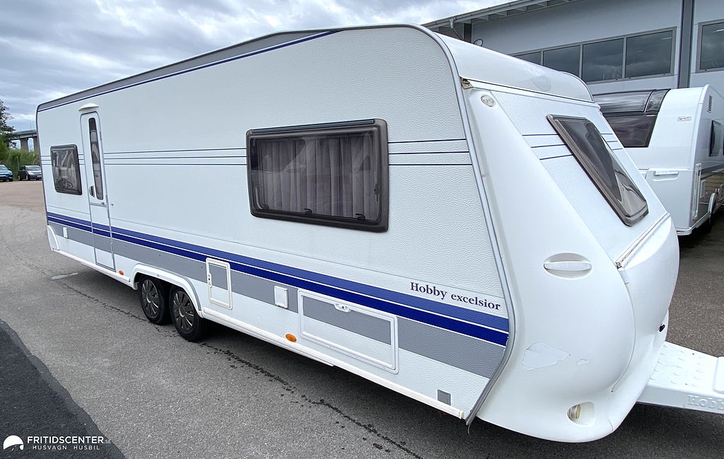 Hobby 610 UF Excelsior. AC/Isabella Tält. * VINTERDEAL FRITIDSCENTER *