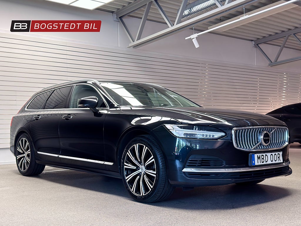 Volvo V90 Recharge T6 AWD 350hk Inscription|Läder|Drag|360°