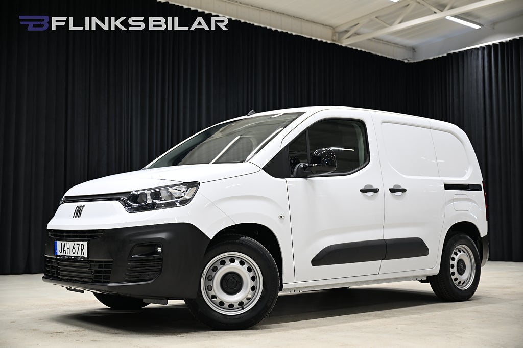 Fiat E-Doblò Van 136HK Dubbeldörr|GPS|Backkamera|52Mil|EnÄgare|Moms
