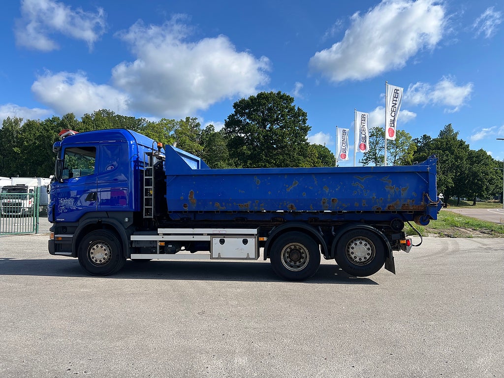 Scania R440 6x2*4 Hiab Lastväxlare inkl Flak, Euro 5