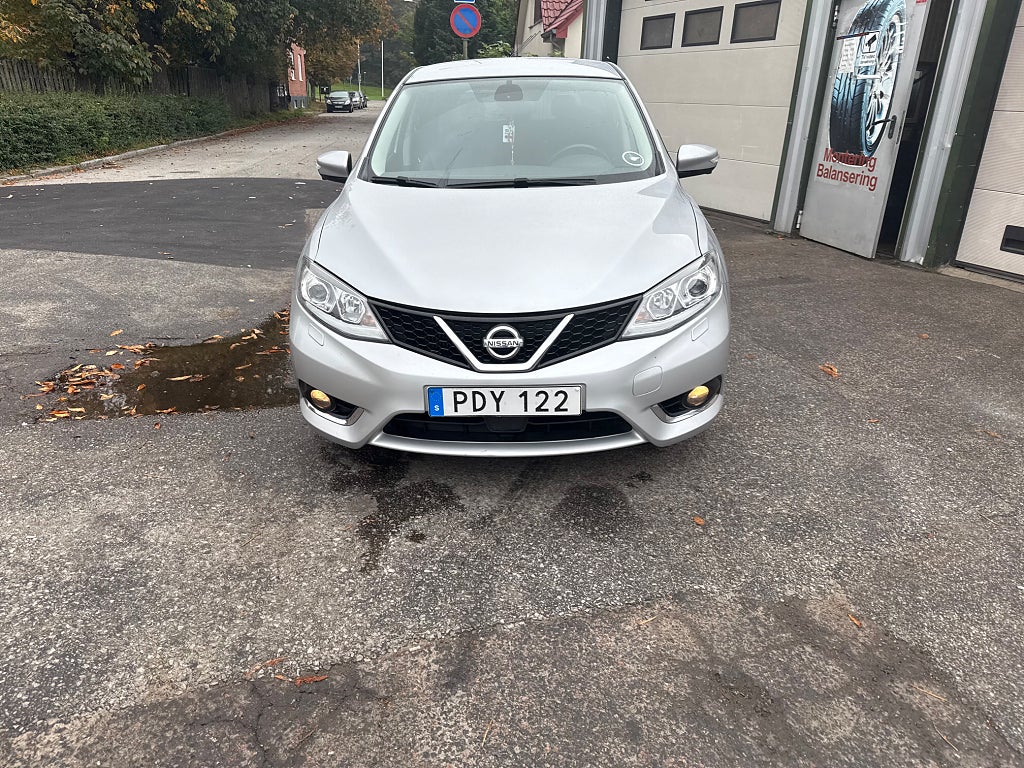 Nissan Pulsar 1.2 DIG-T XTRONIC-CVT Euro 6,Ny besiktad 
