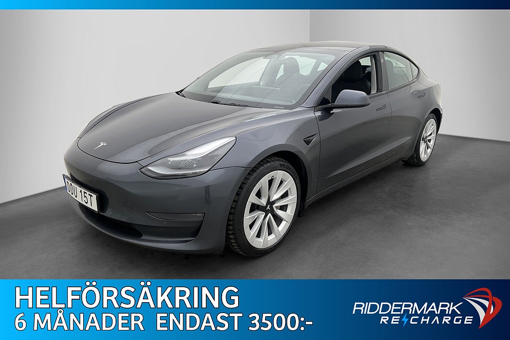 Tesla Model 3 Long Range AWD Autopilot Rattvärm Sv.Såld MOMS