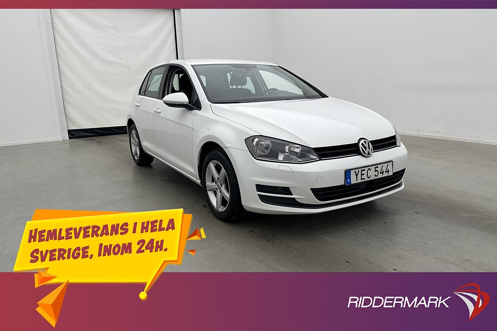 Volkswagen Golf 1.2 TSI 110hk CarPlay 382kr Skatt 0,49L/mil
