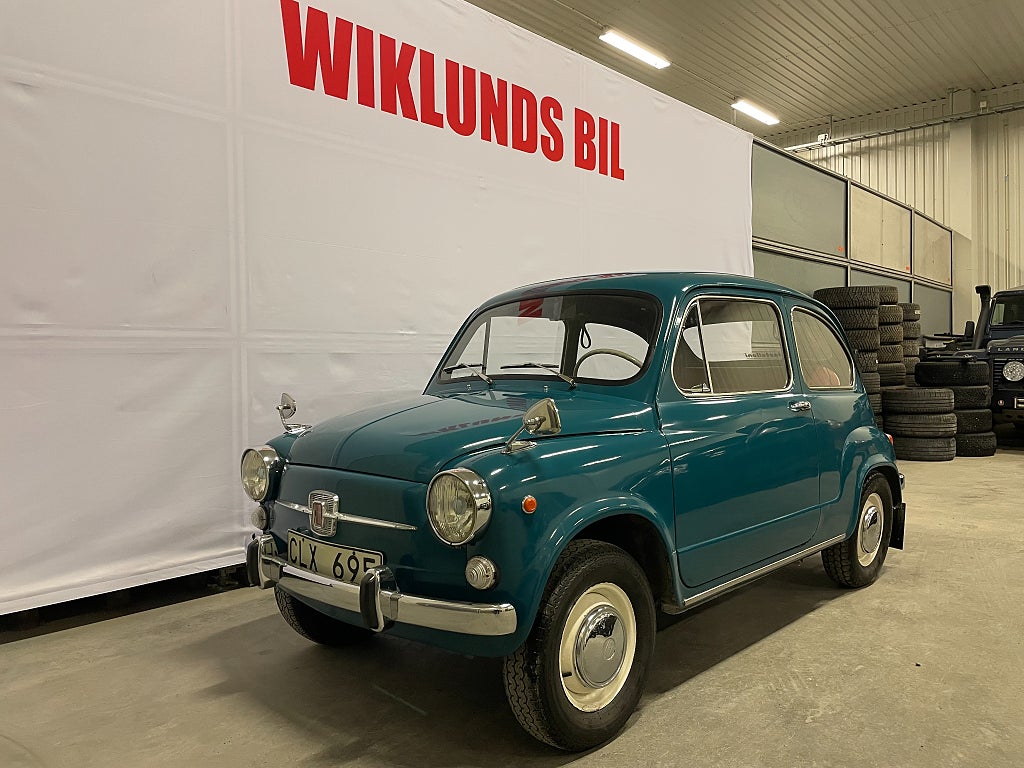 Fiat 600 Svensksåld lågmilare med få ägare 