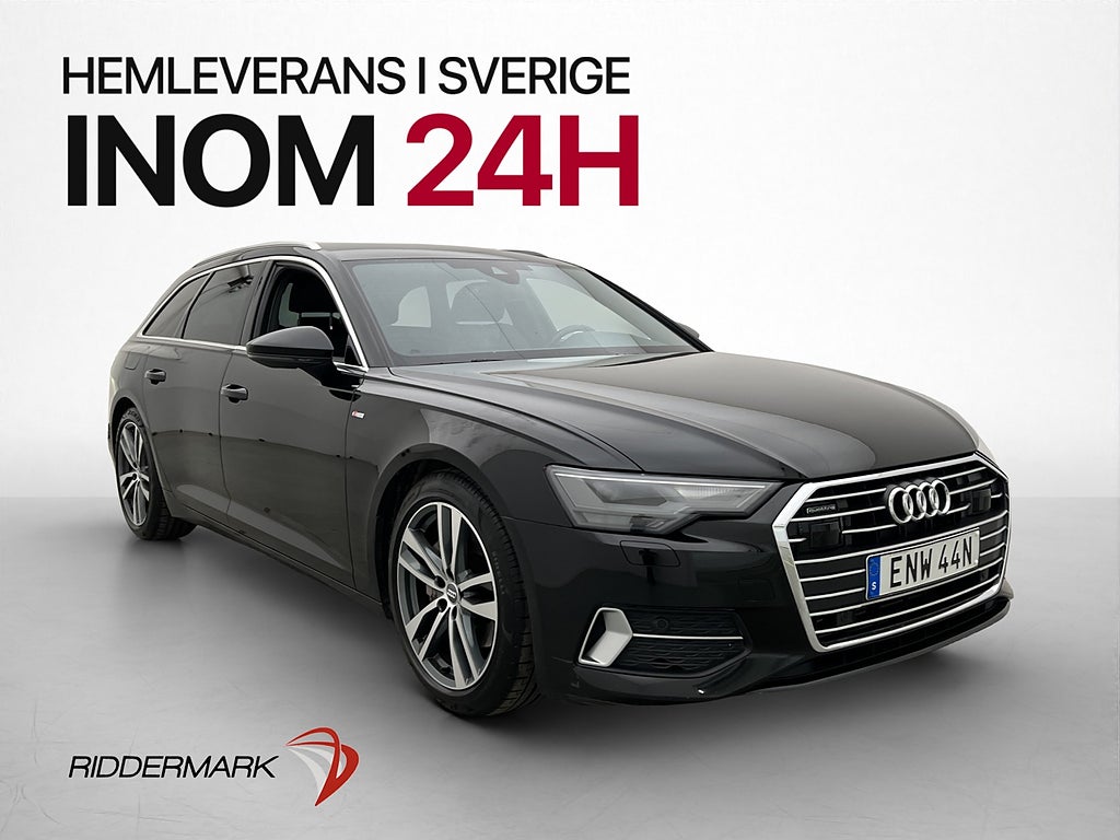 Audi A6 45 TFSI Q 245hk S-Line P-Värmare Navi CarPlay Drag