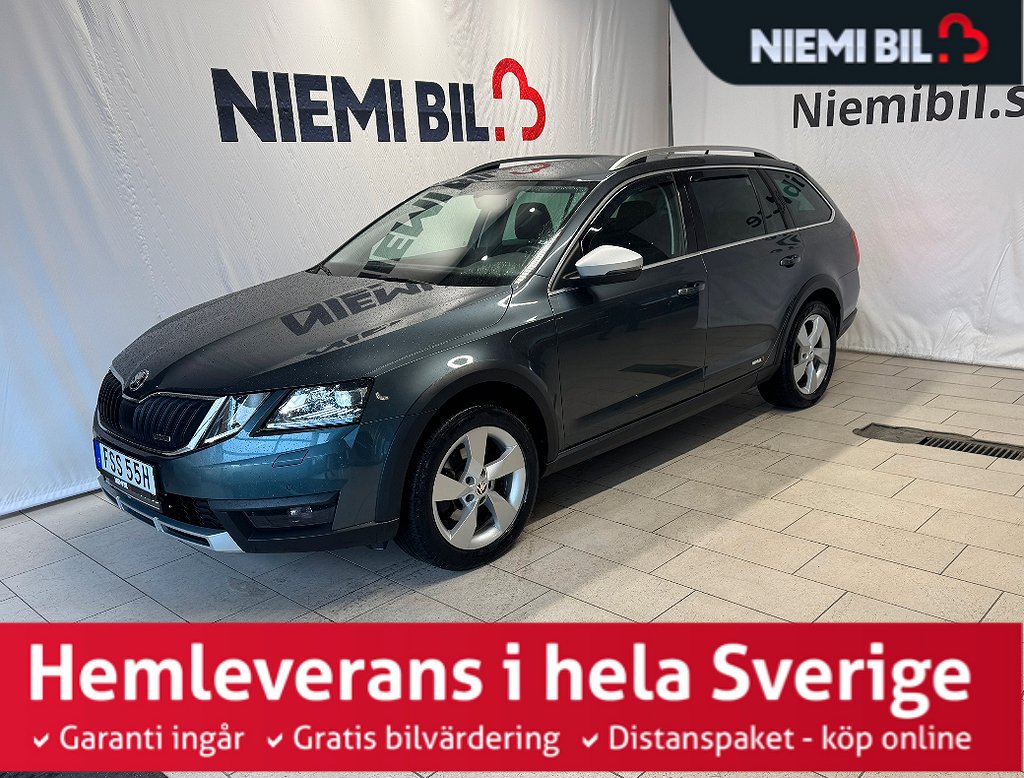 Skoda Octavia Scout 2.0 TDI 4x4 Premium/Dvärm/Bkam/Drag/S&V