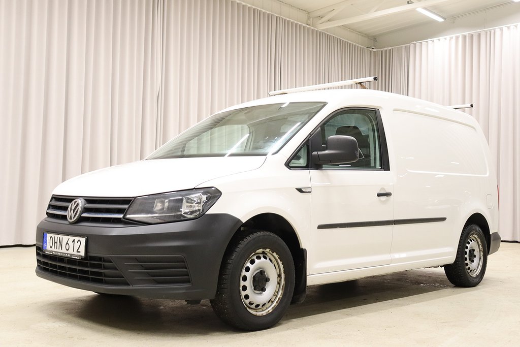 Volkswagen Caddy Maxi TDI 102HK Inredning Drag Värmare Moms