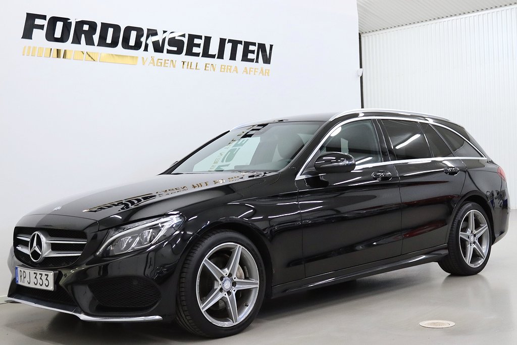 Mercedes-Benz C 220 d 4M AMG Värmare Burmaster Navi Drag 170hk